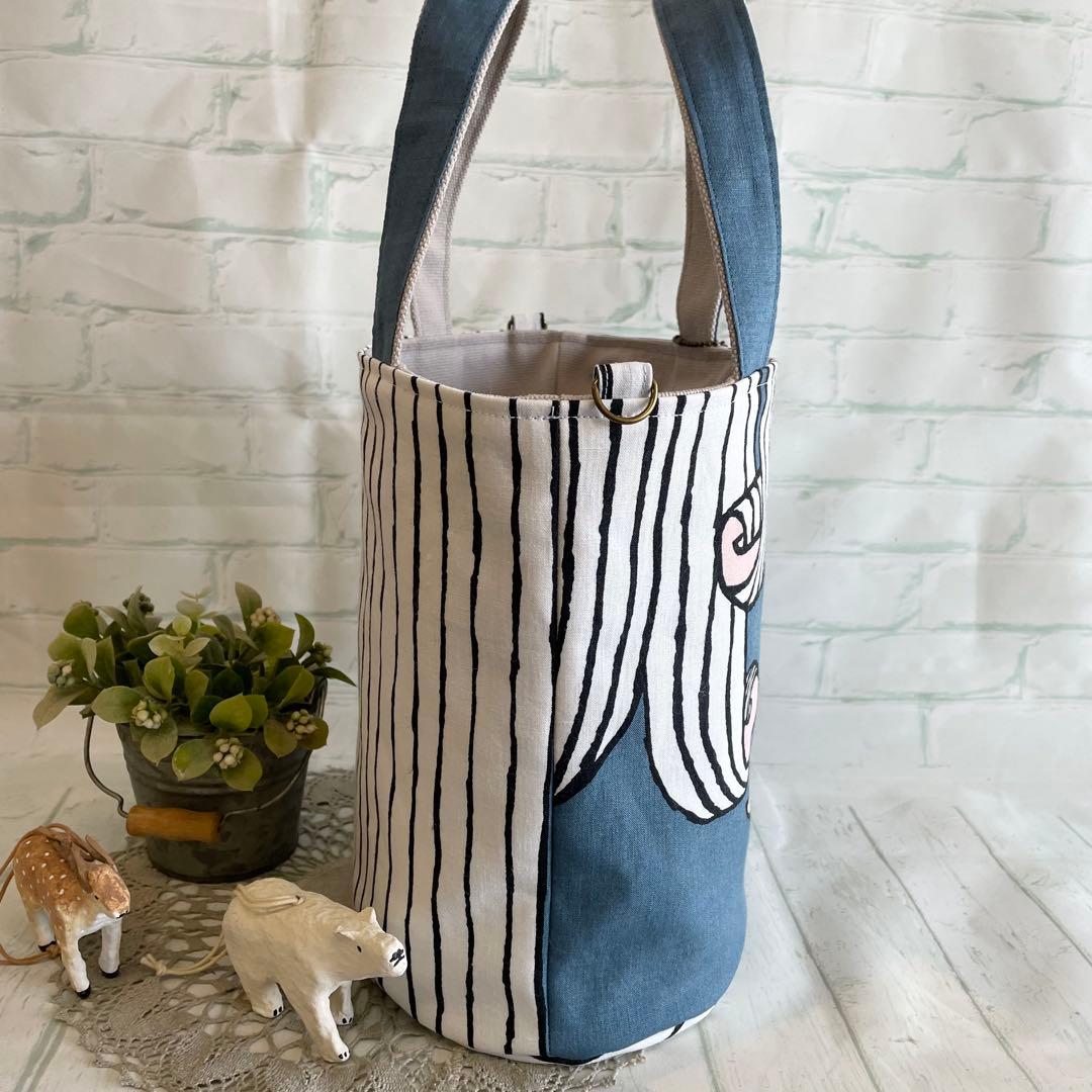 ハンドメイド　バケツトートバッグ　ミナペルホネン　swing　381