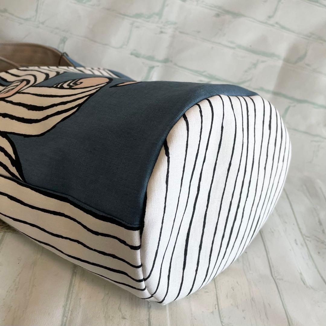 ハンドメイド　バケツトートバッグ　ミナペルホネン　swing　381