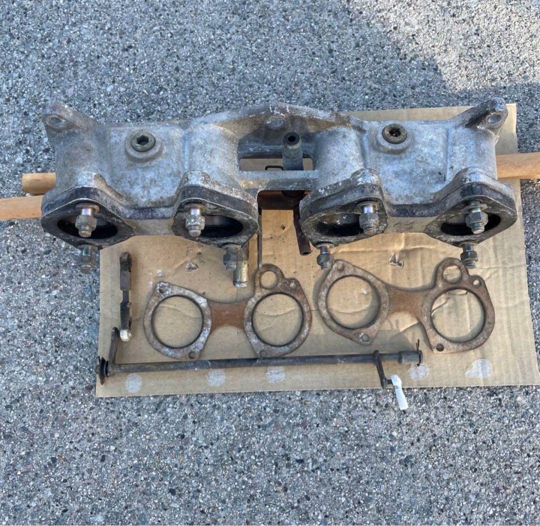 トヨタ純正ソレックス　40パイ　トヨタ2TG用　インマニ