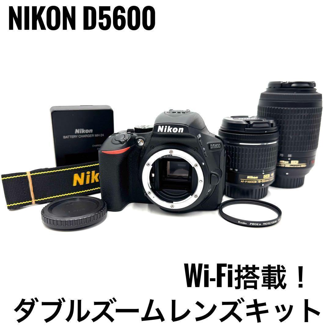 ❁動作良好❁Wi-Fi搭載❁Nikon ニコン D5600 ダブルレンズセット