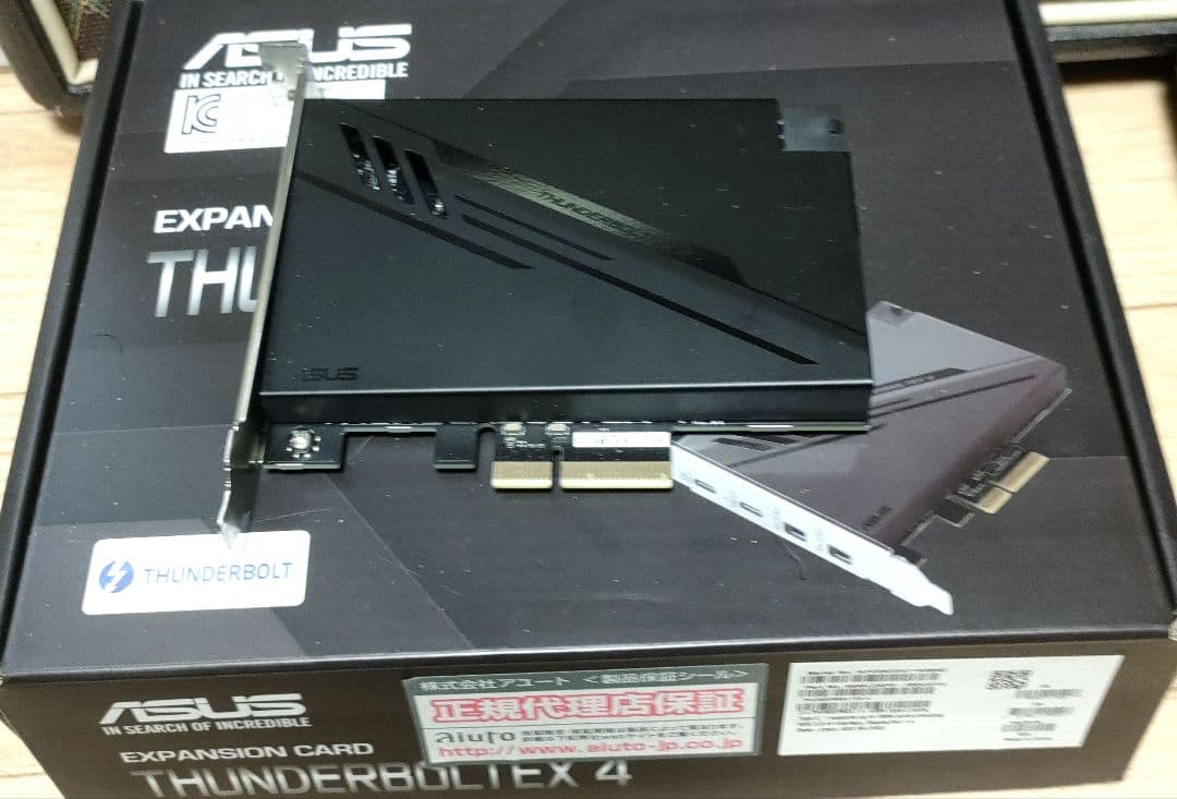ASUS THUNDERBOLTEX 4 拡張カード USB4互換