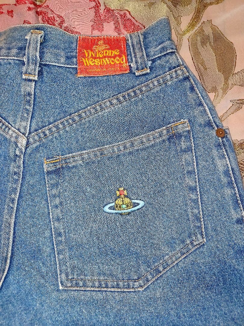 ヴィヴィアンウエストウッド　レア！80s後期旧赤タグデニムショートパンツ