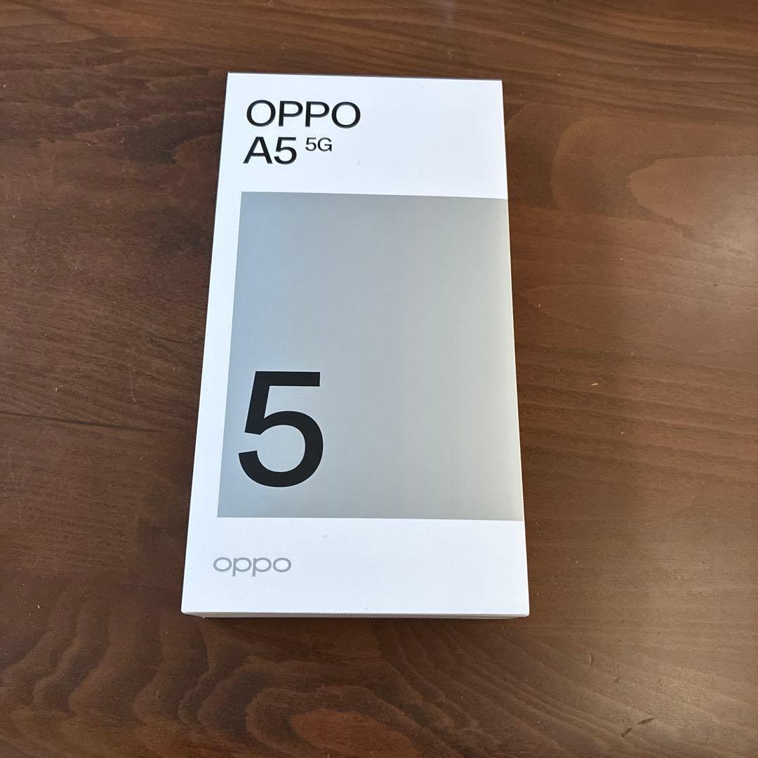 【新品未使用】OPPO A5 5G 128GB ホワイト/2025