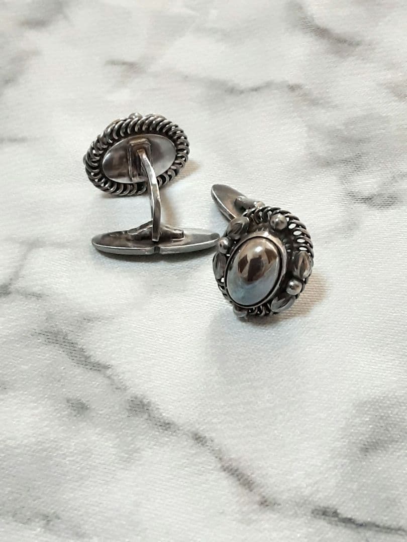   / ジョージ ジェンセン 17 カフス ヘマタイト