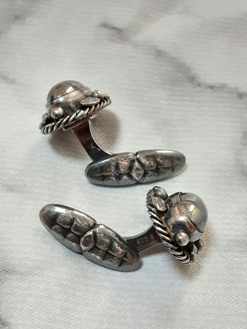   / ジョージ ジェンセン 17 カフス ヘマタイト