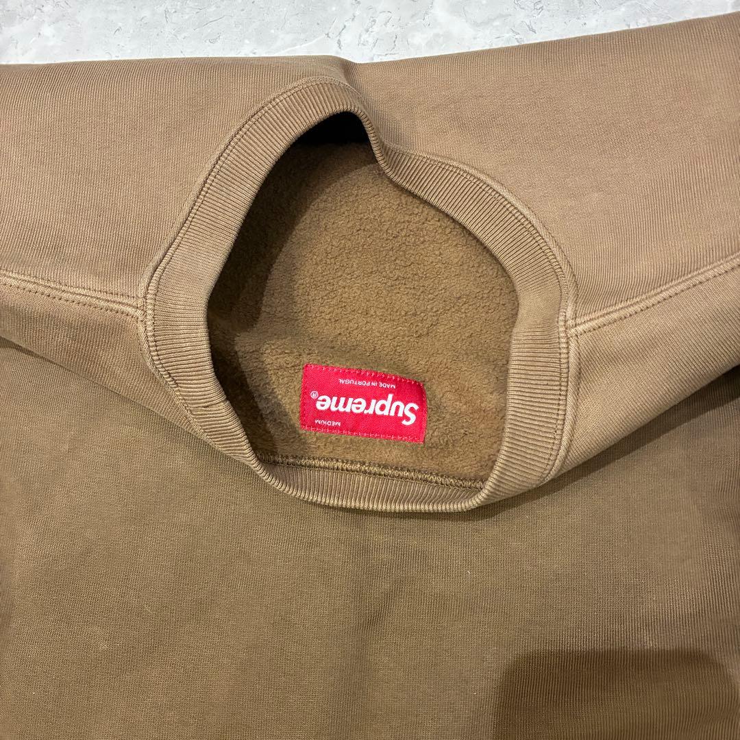 Supreme シュプリーム　19SS ブラウン 肉厚スウェット　クルーネック
