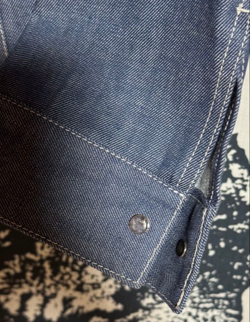 エブール ebure リアクティブデニム コンパクトジャケット Gジャン