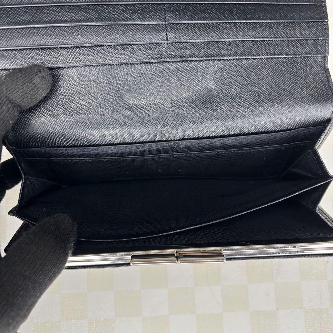 極美品　Burberryバーバリー　長財布　二つ折り　がま口　84