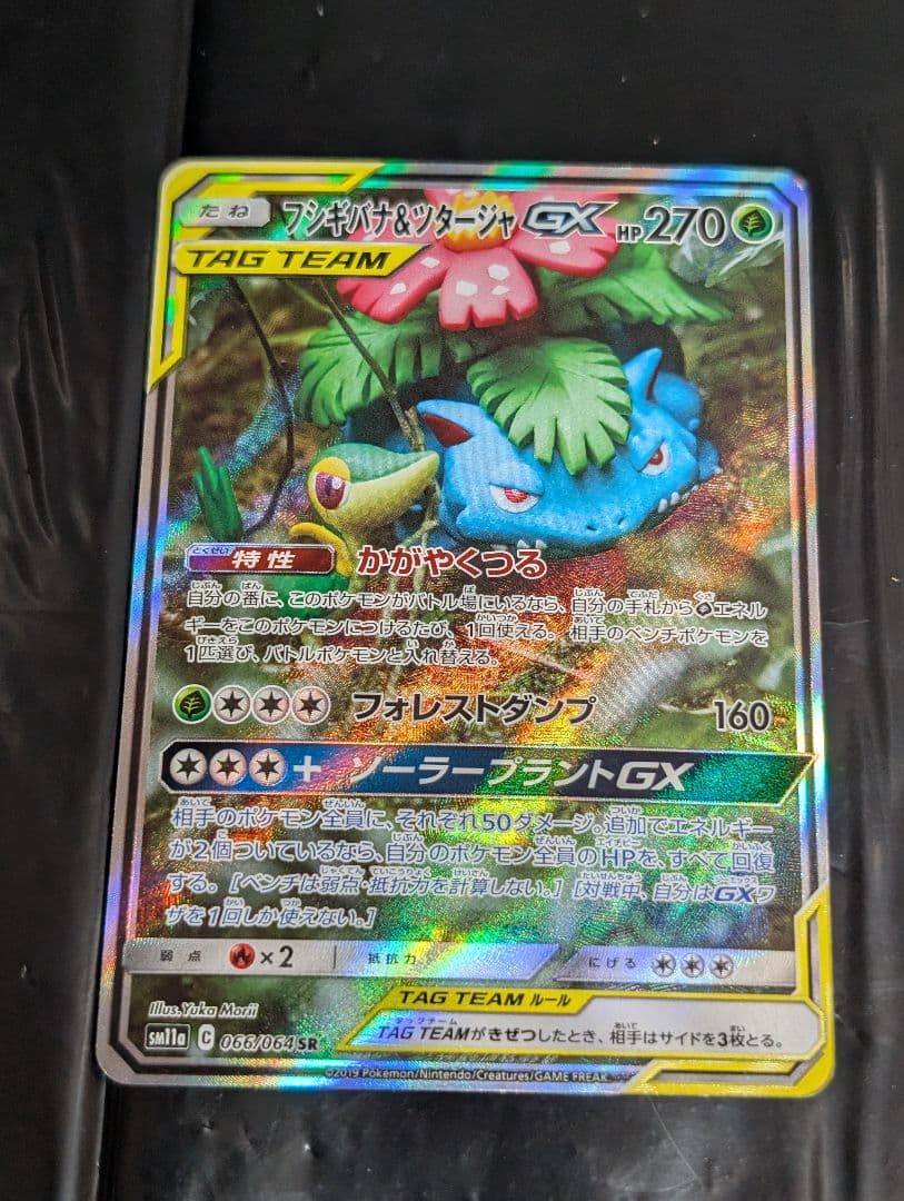 フシギバナ＆ツタージャGX(SA)【SR】{066/064}