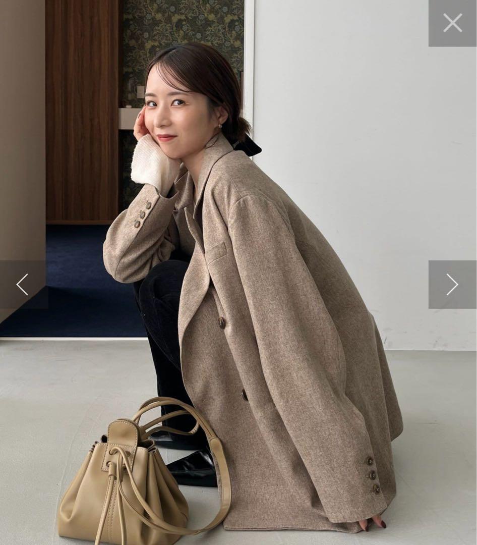 CAPRICIEUX LE'MAGE×nanacoコラボ　ツイードジャケット