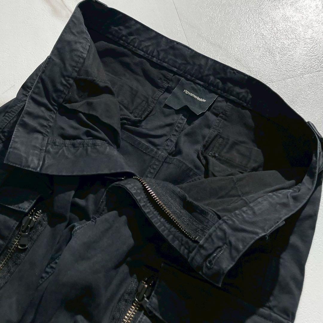 【希少】リップヴァンウィンクル カーゴパンツ アーカイブ Y2K 黒 Lサイズ