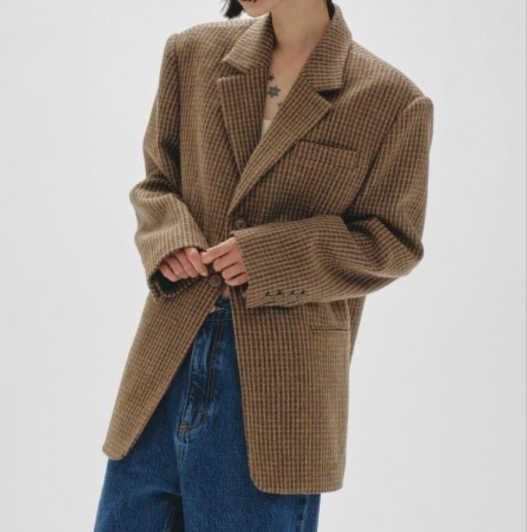 ジャケット・アウター todayful Wool100%CheckJacket 36