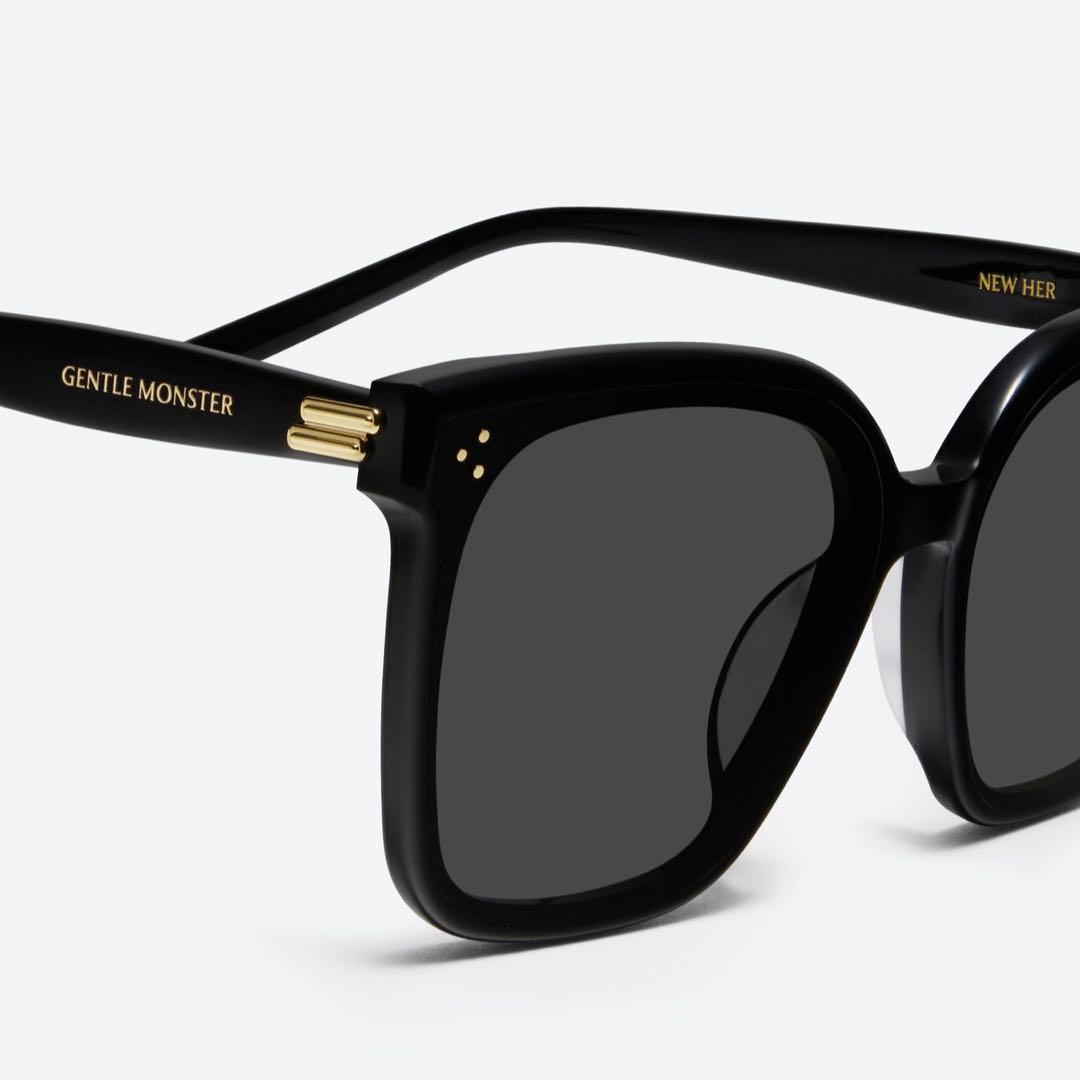 GENTLE MONSTER New Her 01 ブラックサングラス