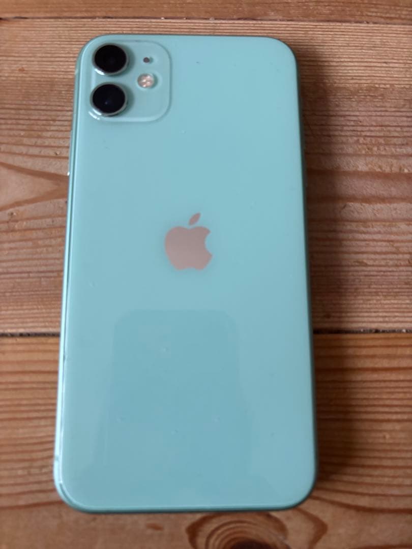 【中古品】 美品iPhone 11 ミントグリーン SIMフリー　128GB