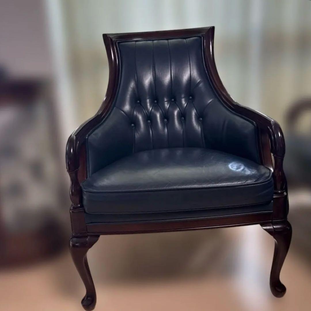 マルニ　ケントコートシリーズ　1脚　レザー1人掛けソファ③