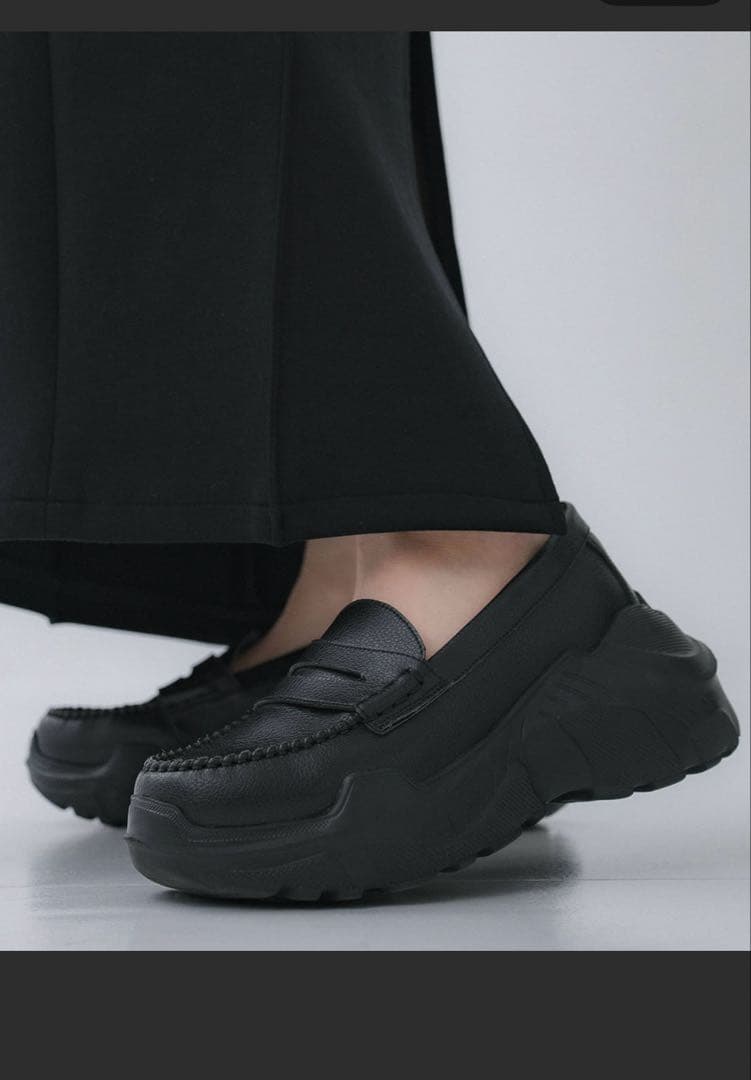 AKIKOAOKI(アキコアオキ) STUDIOUS別注　厚底　ローファー37