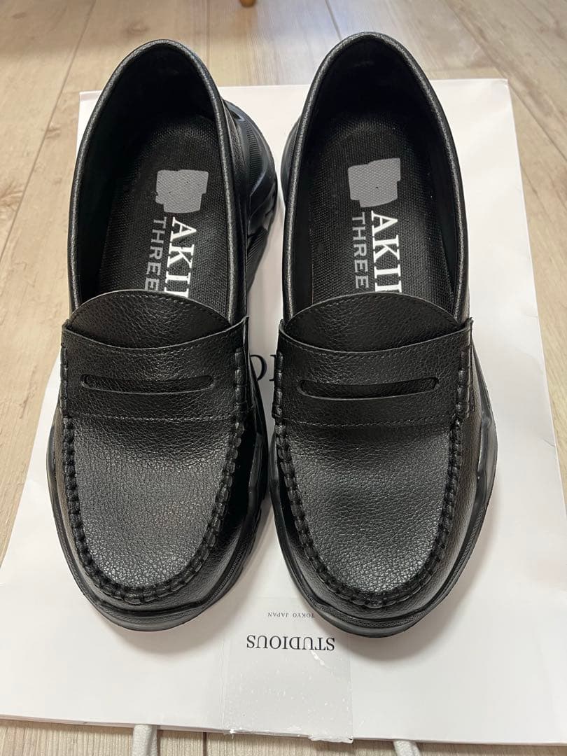 AKIKOAOKI(アキコアオキ) STUDIOUS別注　厚底　ローファー37