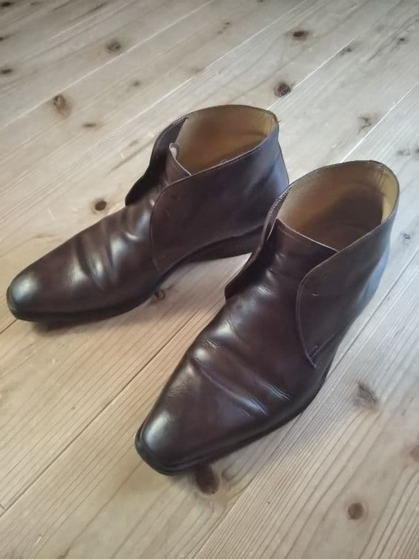 バーニーズニューヨーク チャッカブーツ ダークブラウン サイズ26センチ