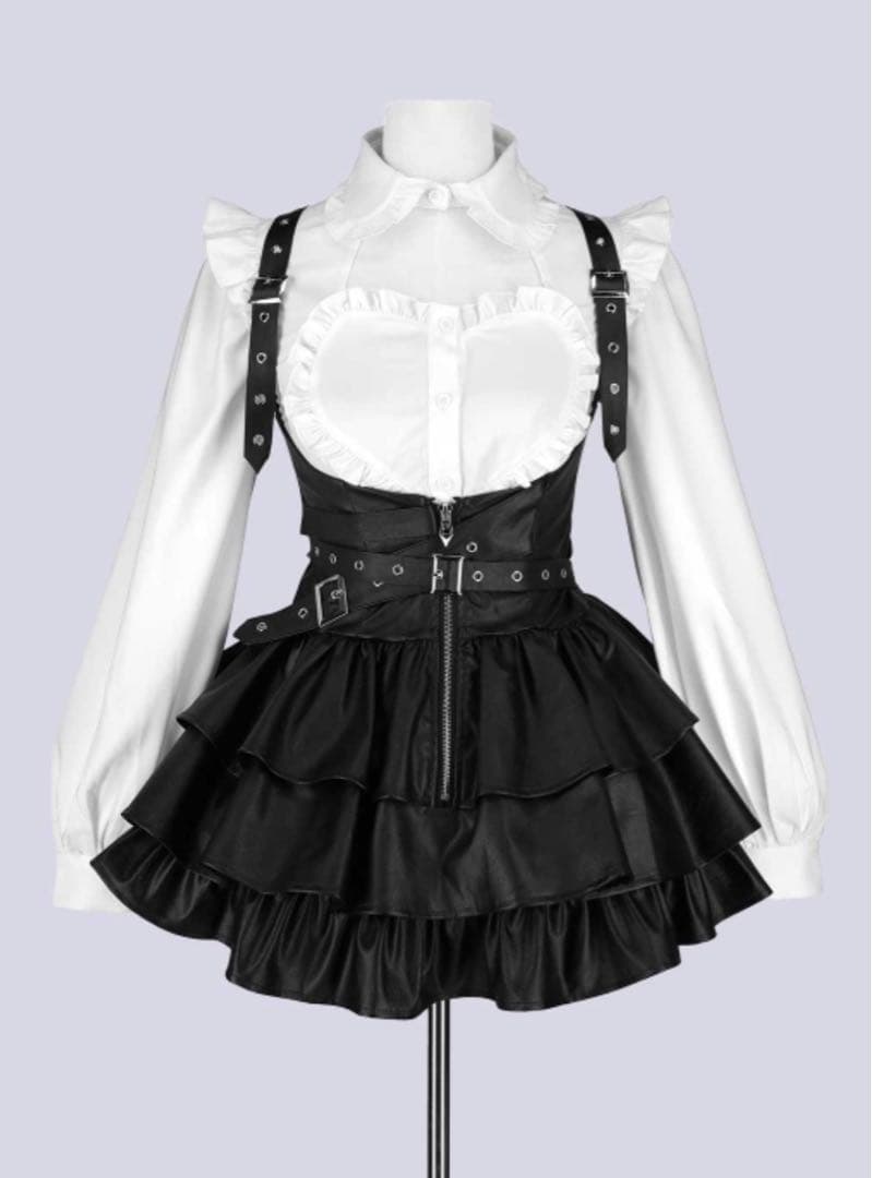 Qooza レザースカート