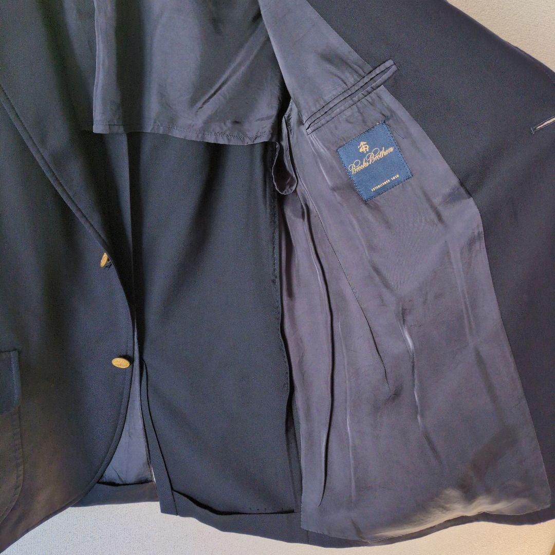 美品♪ ブルックスブラザーズ 紺ブレ 金ボタン 紺ブレザー 40 ショート