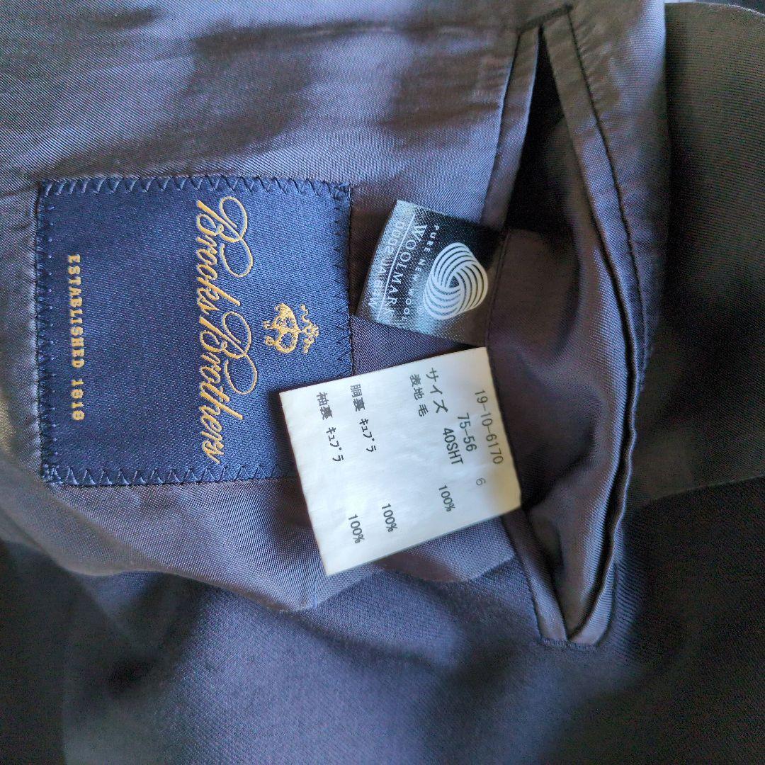 美品♪ ブルックスブラザーズ 紺ブレ 金ボタン 紺ブレザー 40 ショート