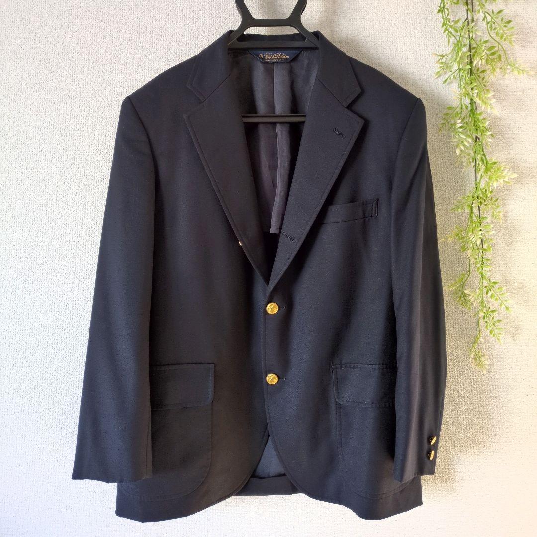 美品♪ ブルックスブラザーズ 紺ブレ 金ボタン 紺ブレザー 40 ショート