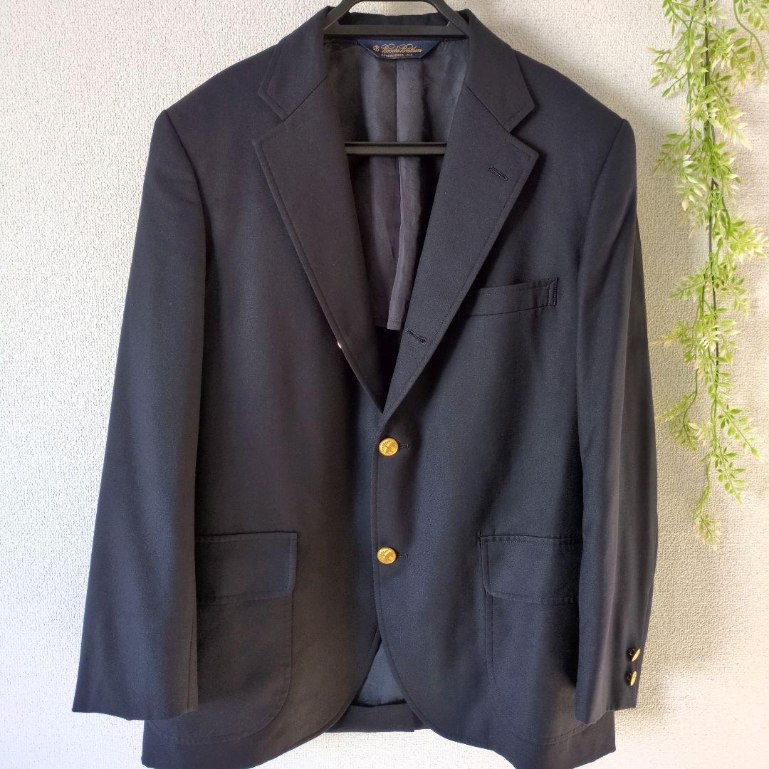 美品♪ ブルックスブラザーズ 紺ブレ 金ボタン 紺ブレザー 40 ショート