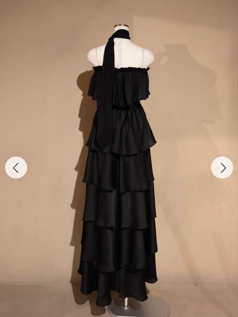 定価18,300円　Randy ティアードビジューロングワンピース