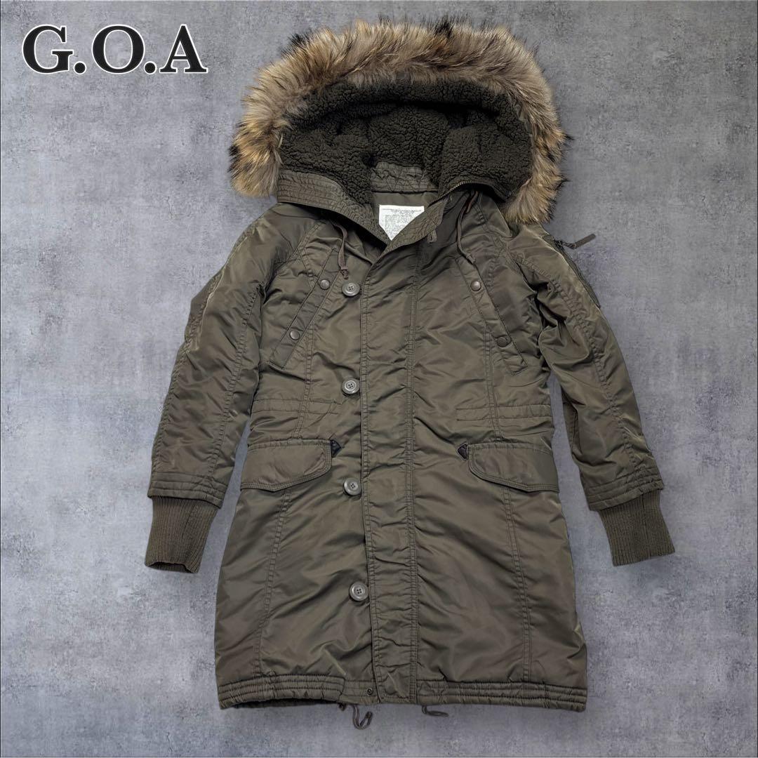 GOA ゴア N-2B フライトジャケット ミリタリー モッズコート フード