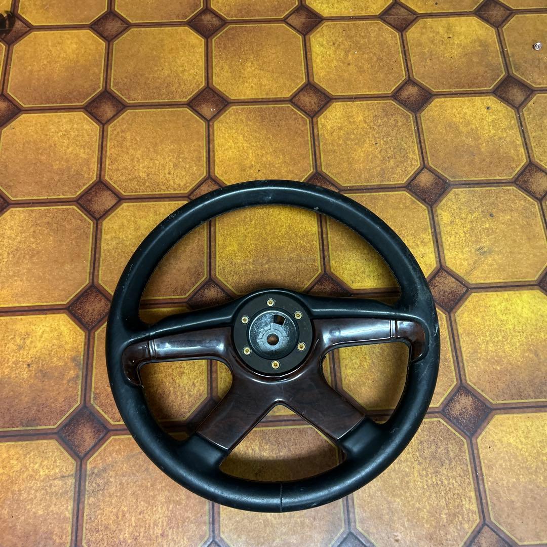 激安　BBS スポーツステアリング 黒 レザー