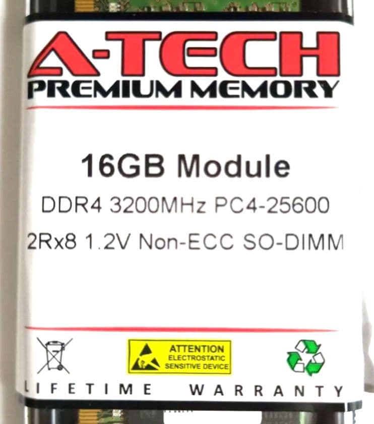 A-TECH 16GB DDR4 3200MHz メモリモジュール