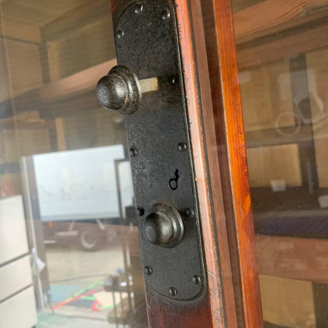 I489\" 引き取り限定 現状品 昭和レトロ 茶箪笥 飾り棚 アンティーク