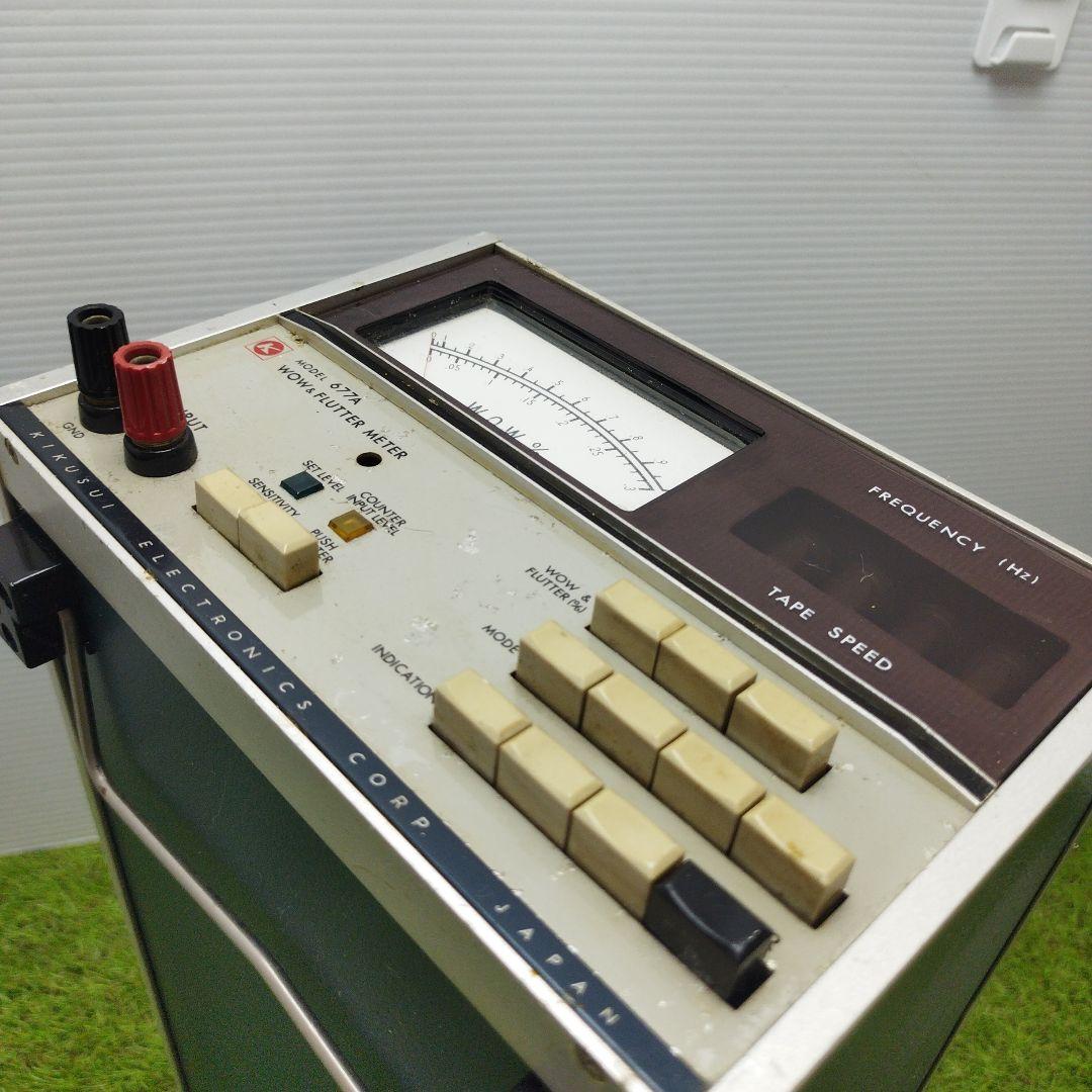 WOW&FLUTTER METER ワウフラメーター 677A ニキシー管