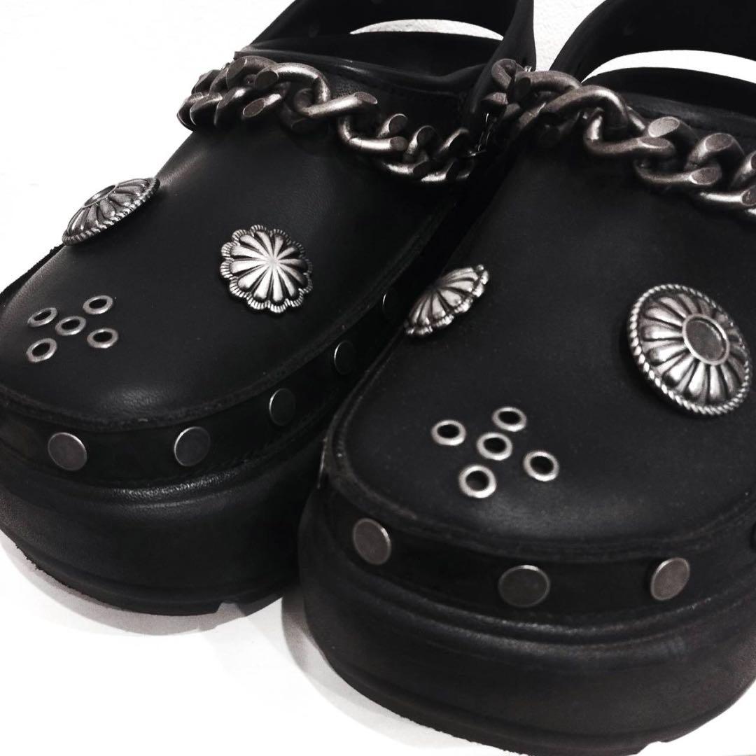 クロックスcrocs Stomp Embellished Clog厚底25cm