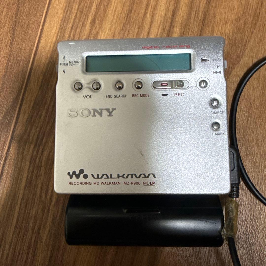 SONY MDウォークマン MZ-R900 シルバー ガム電池ケース＆リモコン付