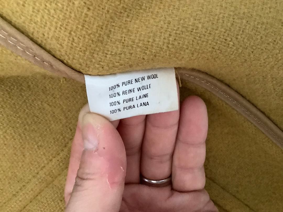 INVERTERE ダッフルコート マスタード　旧タグ　緑タグ　vintage