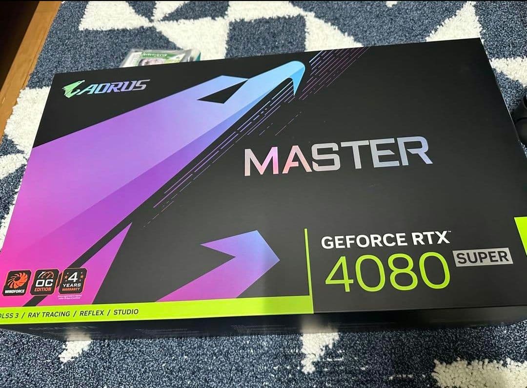 グラフィックボード・グラボ・ビデオカード GEFORCE RTX 4080 SUPER Aorus Master