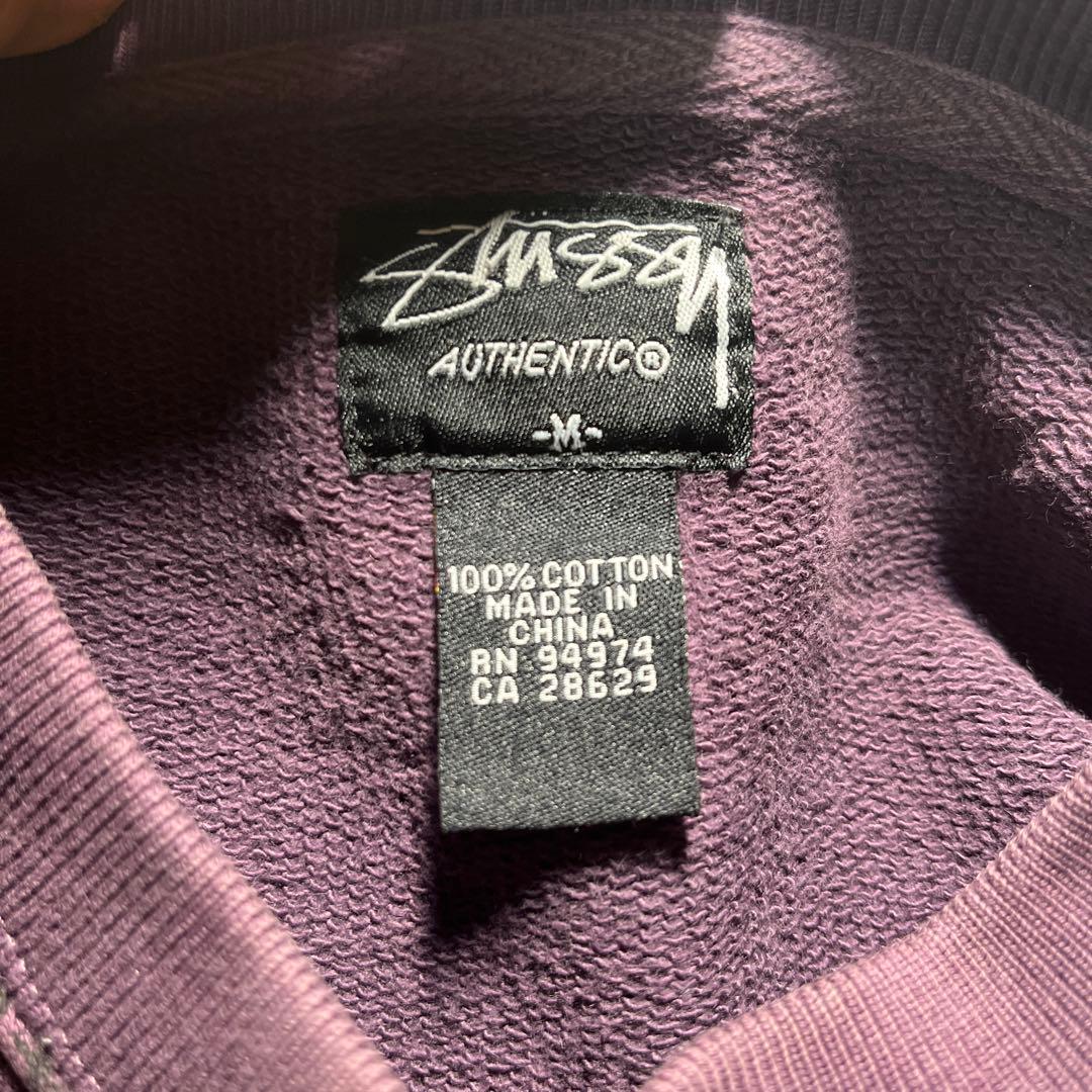 もこぱん【希少デザイン】STUSSY 総柄デザイン スウェット
