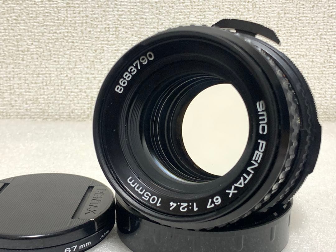 フィルムカメラ smc PENTAX 67 1:2.4 105mm