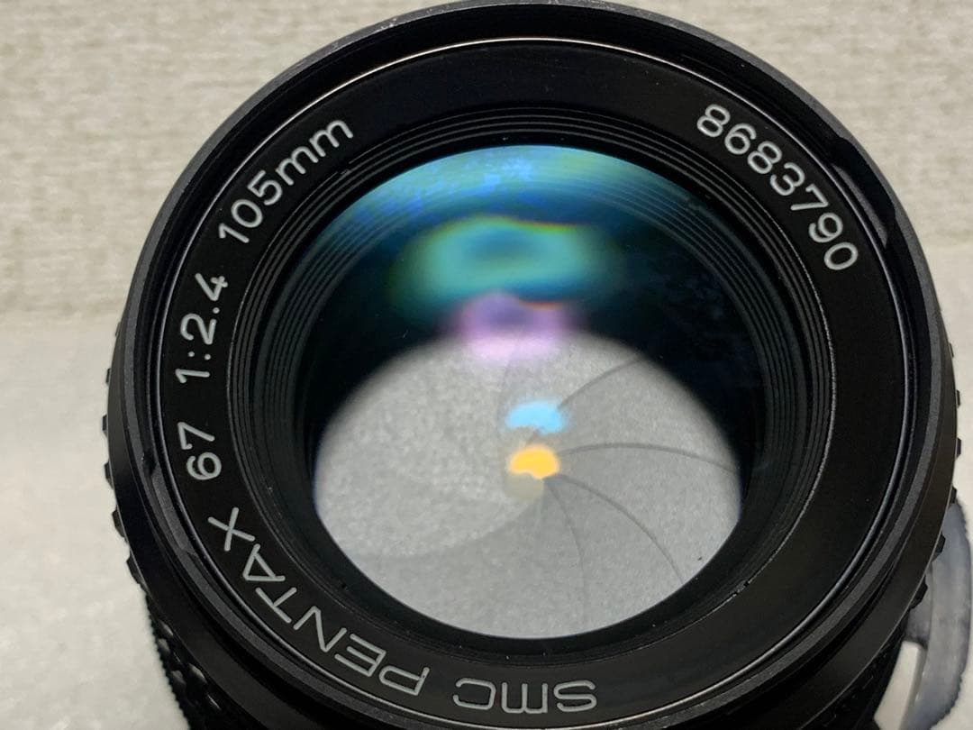 フィルムカメラ smc PENTAX 67 1:2.4 105mm