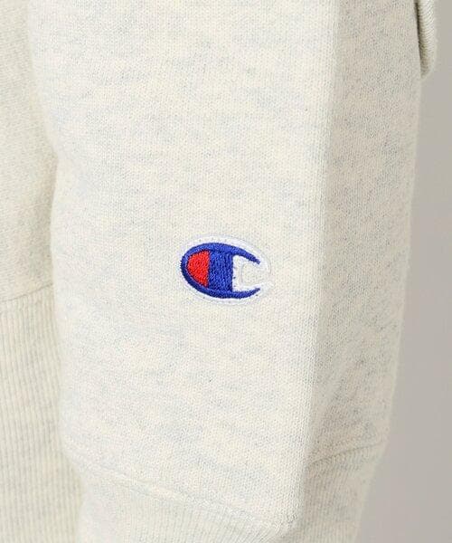 チャンピオン 別注 R/W エルボーパッチ クルーネックスウェット