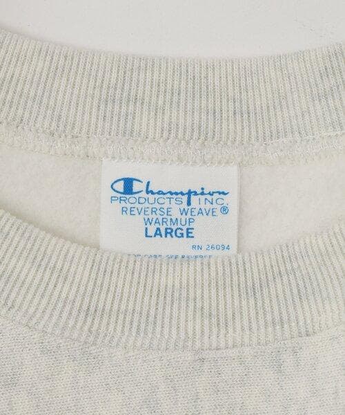 チャンピオン 別注 R/W エルボーパッチ クルーネックスウェット