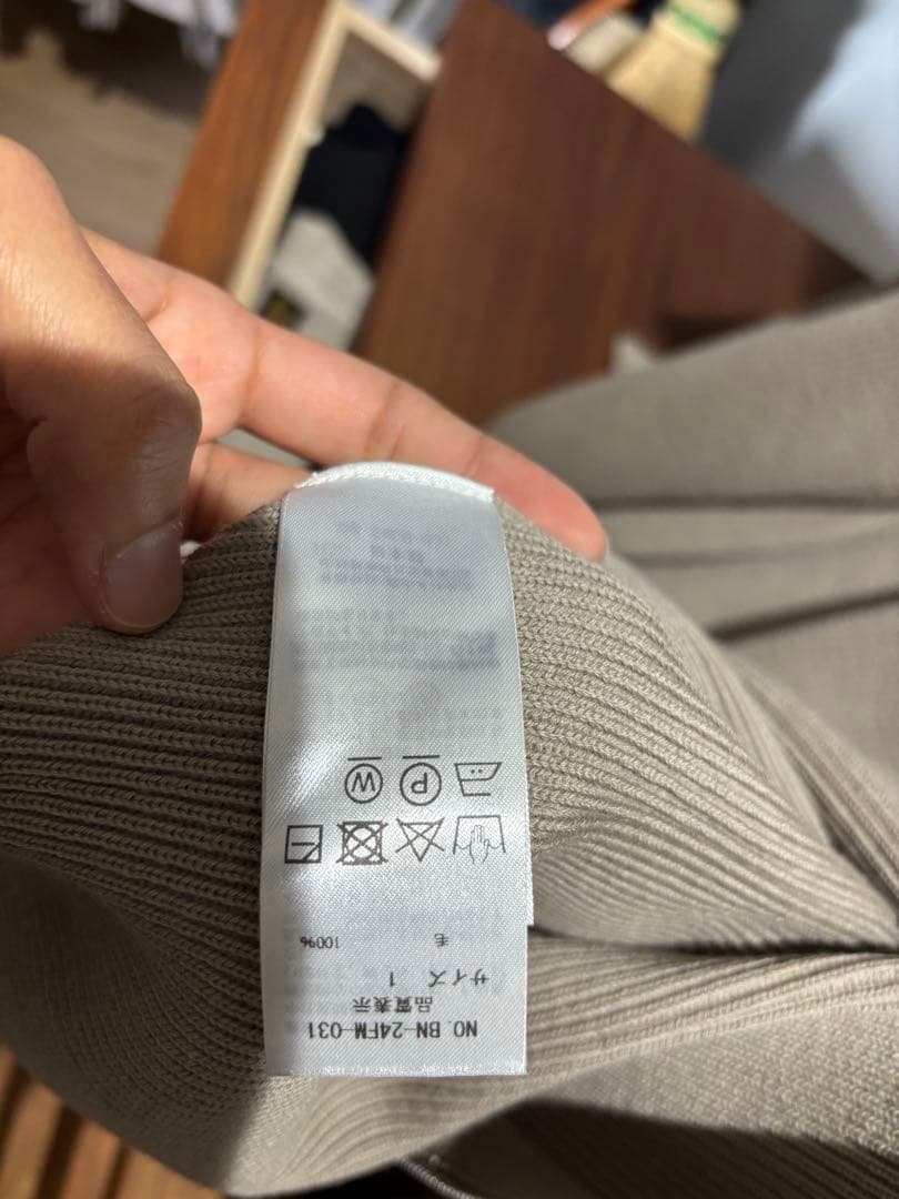 BATONER スーパー ハイツイスト ウール ドライバーズニット ほぼ新品