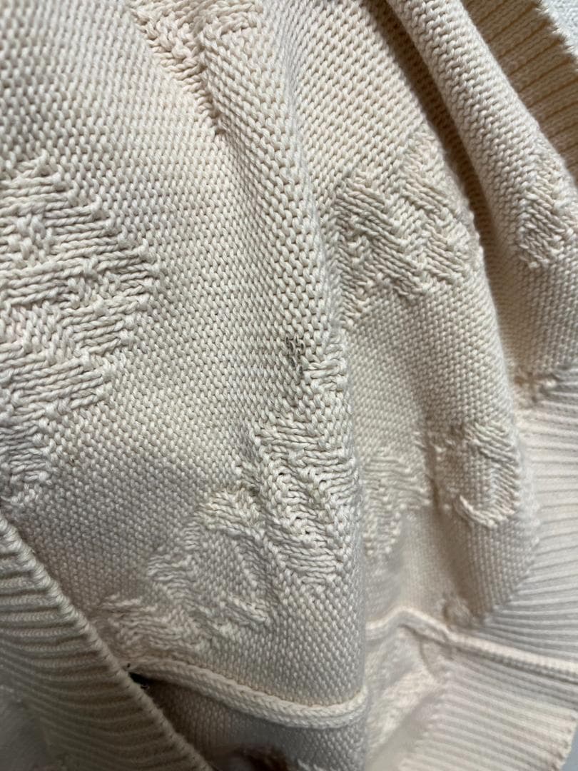 バレンシアガ 長袖 ニット XS ベージュ セーター メンズ