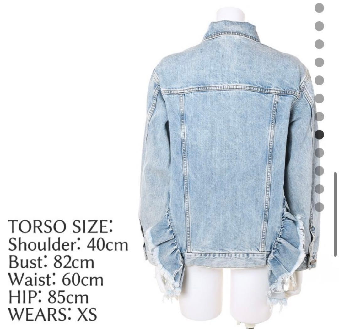 DIESEL ダメージデニムジャケット XS