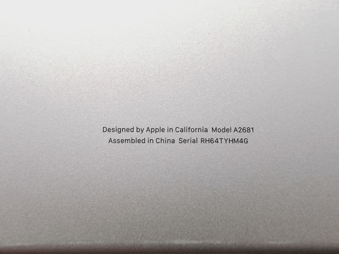 MacBookAir M2 13.6インチ メモリ24GB/SSD 1TB