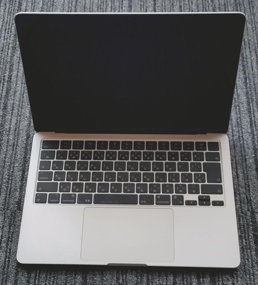MacBookAir M2 13.6インチ メモリ24GB/SSD 1TB