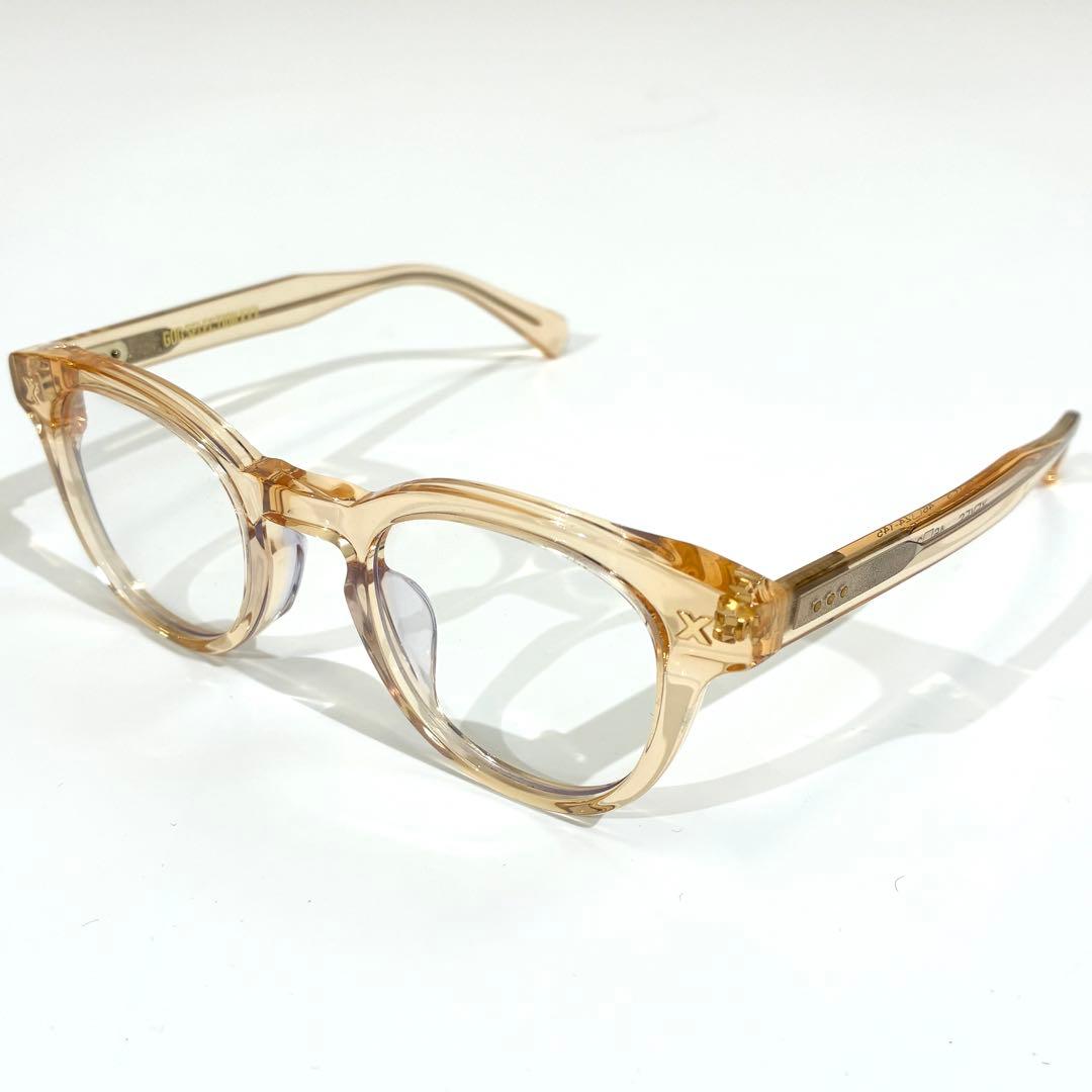 美品★ GOD SELECTION XXX サングラス クリアフレーム 付属品