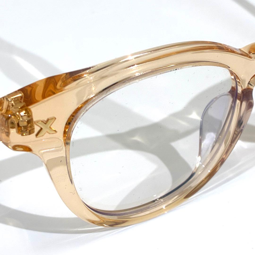 美品★ GOD SELECTION XXX サングラス クリアフレーム 付属品