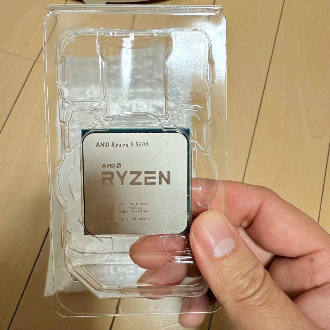 AMD Ryzen 5 5500 CPU 新品未使用
